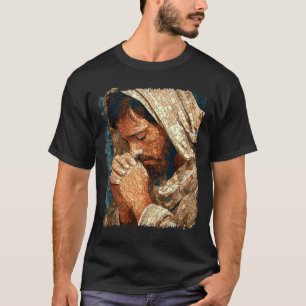 Camiseta Tanque de vidrio tintado vintage iglesia jesus cri