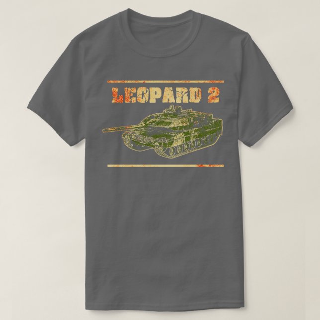 Camiseta Tanque Leopardo 2 alemán (Diseño del anverso)