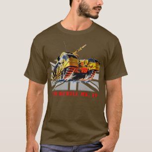 Camiseta Tanque militar Churchill MkIV WW2