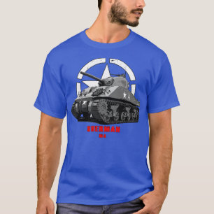 Camiseta Tanque militar M4 Sherman WW2
