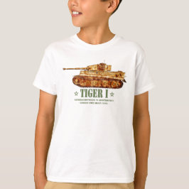 Camiseta Tanque pesado alemán Tiger I de la Segunda Guerra
