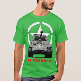Camiseta Tanque Sherman M4 para la Segunda Guerra Mundial
