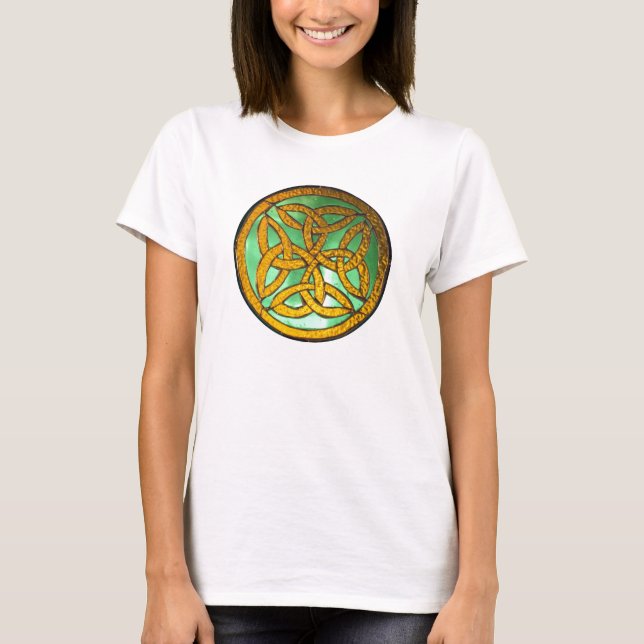 Camiseta Tanque superior de las damas de Knot irlandesas de (Anverso)