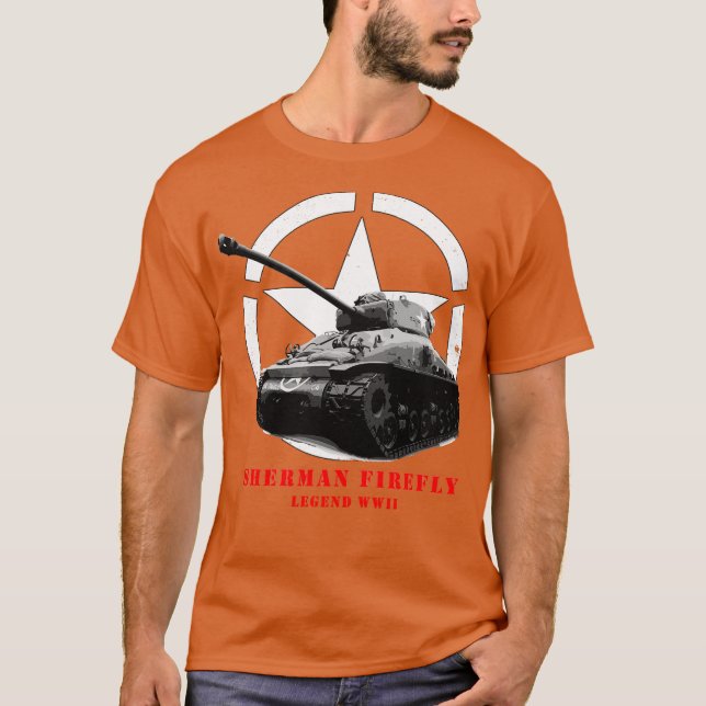 Camiseta Tanque WorldII M4 Sherman Firefly (Anverso)