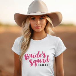 Camiseta Tanques de fiesta de novias personalizada de brida