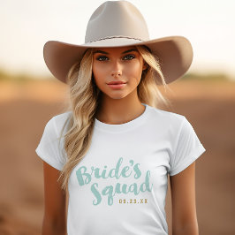 Camiseta Tanques del partido de novias personalizado de la 