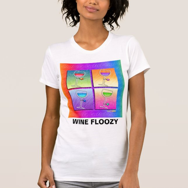 Camiseta Tanques sin mangas - Vino Pop Art (Anverso)