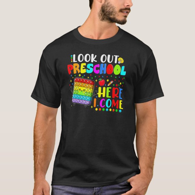 Camiseta Tanto Tiempo En El Preescolar, Mira El Jardín Infa (Anverso)