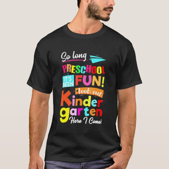 Camiseta Tanto Tiempo En El Preescolar, Mira El Jardín Infa (Anverso)