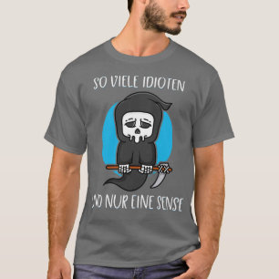 Camiseta Tantos Idiotas Sólo Un Humor Oscuro De Un Círculo