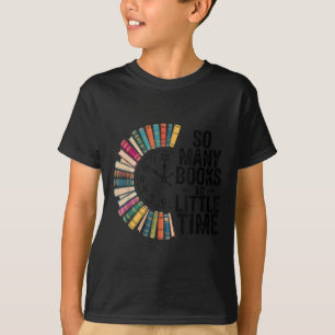 Camiseta Tantos libros, poco tiempo, amor retro de libros
