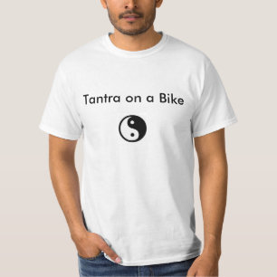 Camiseta tantra en la bici
