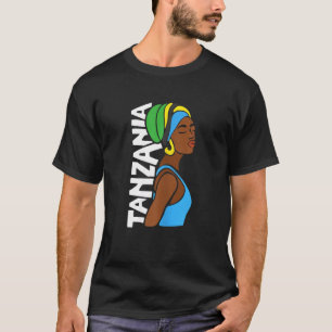 Camiseta Tanzania Bandera tanzana herencia africana