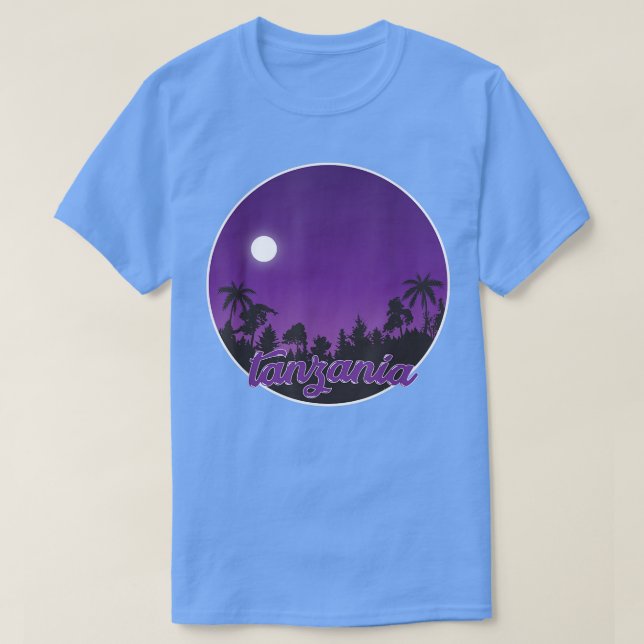 Camiseta tanzania By night with Palms T-Shirt (Diseño del anverso)