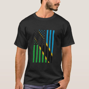 Camiseta Tanzania EE. UU. América bandera tanzana Orgullo t