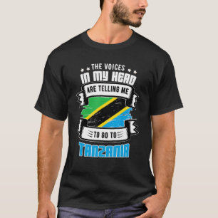 Camiseta Tanzania En Mi Cabeza