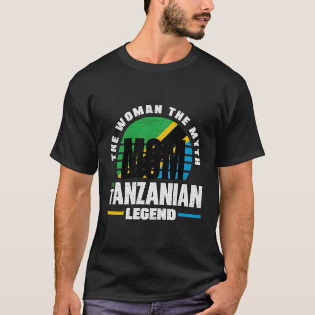 Camiseta Tanzania: Madre de la bandera de Tanzania (Anverso)