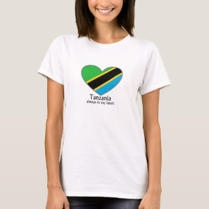 Camiseta Tanzania siempre en mi mujer del corazón