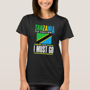 Camiseta Tanzania Tanzano Bandera de Tanzania Tanzania Está