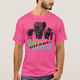 Camiseta Tanzania Vida salvaje Big Five Safari para fanátic