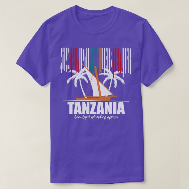 Camiseta Tanzania zanzibar (Diseño del anverso)