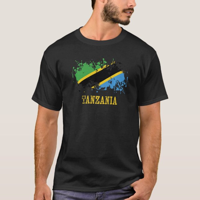 Camiseta Tanzanian enthusiasts for Tanzania and Tanzania   (Anverso)