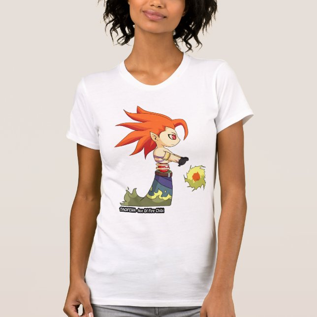 Camiseta TAOFEWA Chibi - as del ataque de fuego 2 #1 (Anverso)