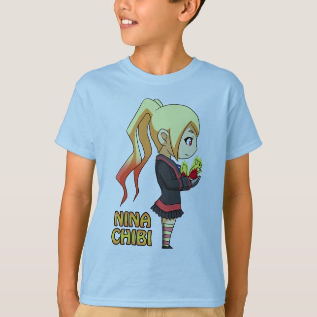 Camiseta TAOFEWA - Nina Chibi - soporte #7 (Anverso)