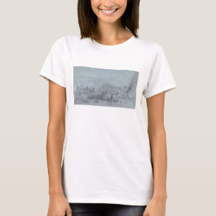 Camiseta Taormina, de "vistas de Sicilia" (tiza y aguazo