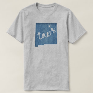 Camiseta Taos Nuevo México Grano de Madera