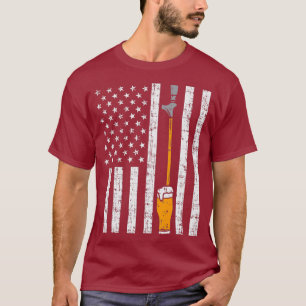 Camiseta Tap Cerveza Bandera US Diversión borrador Día de l