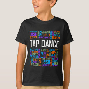 Camiseta Tap Dance Words Lover Gift Tap Dancer Regalos Danc