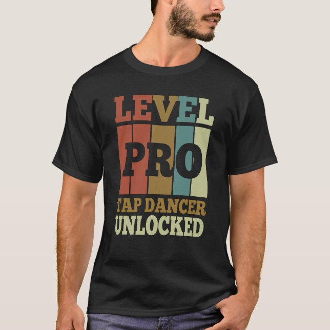 Camiseta Tap Dancer Pro Unlocked Vintage Style Único (Anverso)
