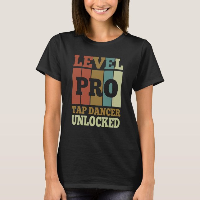Camiseta Tap Dancer Pro Unlocked Vintage Style Único (Anverso)