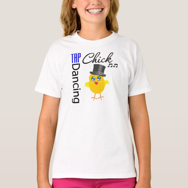 Camiseta Tap Dancing Chick 3 (Anverso)