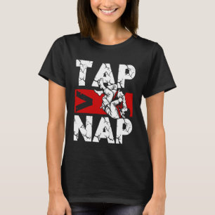 Camiseta Tap Nap BJJ Artes Marciales Grapplers Jiu-Jitsu Br
