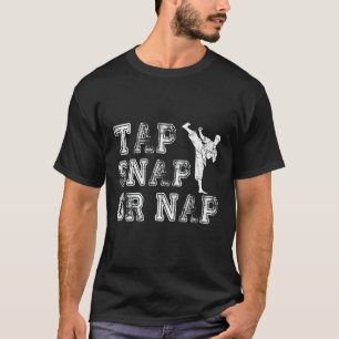 Camiseta Tap Snap O Nap Bjj Brasil Jiu Jitsu 1