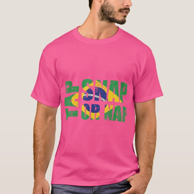 Camiseta Tap Snap O Nap Brazil Jiu-Jitsu Brazil Bjj Jiu (Anverso)