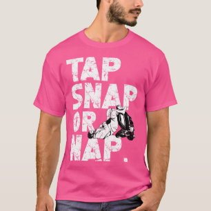 Camiseta Tap Snap O Nap Funny Jiu Jitsu Bjj