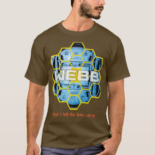 Camiseta Tapa de la lente del telescopio espacial JWST Jame