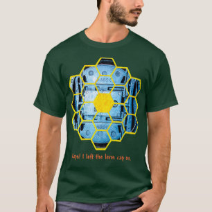 Camiseta Tapa de la lente del telescopio espacial JWST Jame