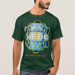 Camiseta Tapa de la lente del telescopio espacial JWST Jame