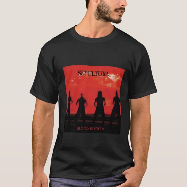 Camiseta Tapa del álbum de raíz de sangre de Sepultura2098p (Anverso)