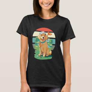 Camiseta Tapa del campo de golf de los recuperadores de oro
