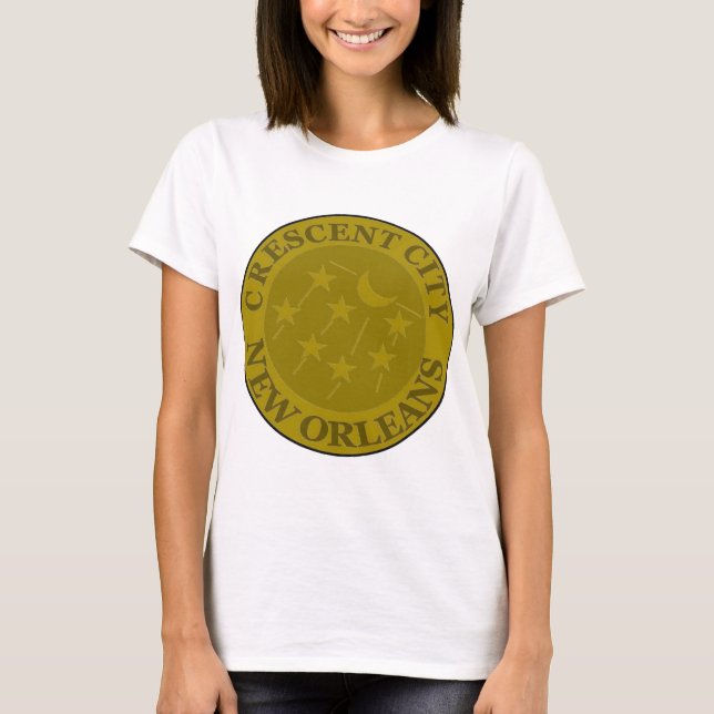 Camiseta Tapa del medidor de agua de la ciudad de Crescent (Anverso)