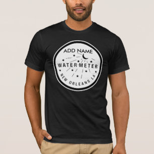 Camiseta Tapa del medidor de agua de Nueva Orleans, AÑADIR