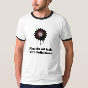 CAMISETA TAPA LA FUGAR DE PETRÓLEO CON POLÍTICOS