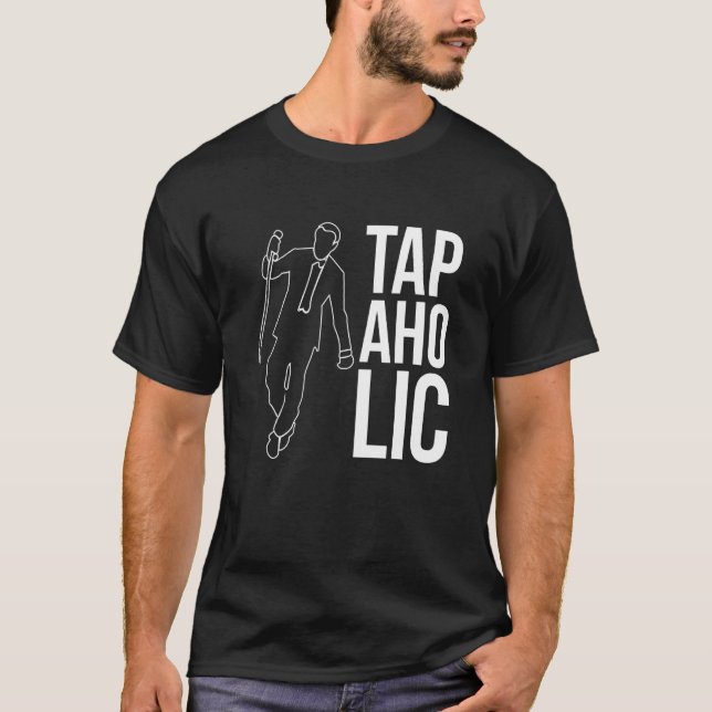 Camiseta Tapaholic Tap Dancer (Anverso)