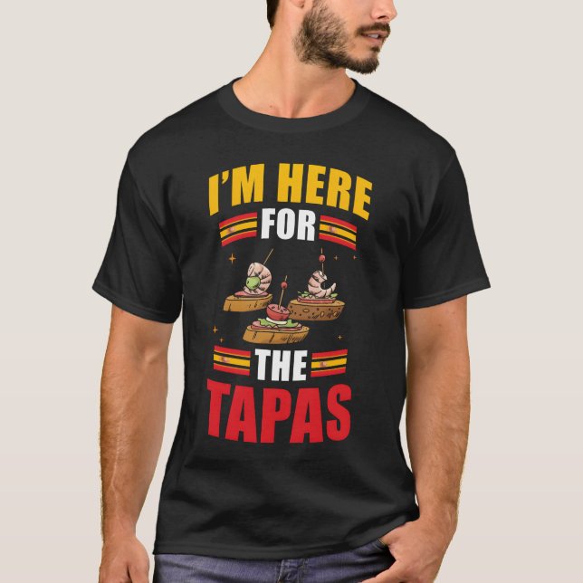 Camiseta Tapas Spanish Food Spain Dishravel friend (Anverso)