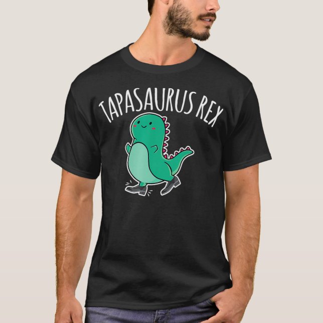 Camiseta Tapasauro Re Tap Dance Dinosaur Dino2 (Anverso)